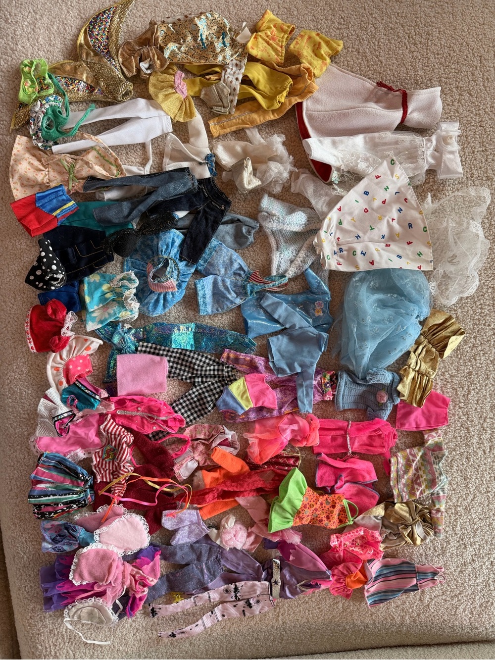 Vintage Barbie clothes lot